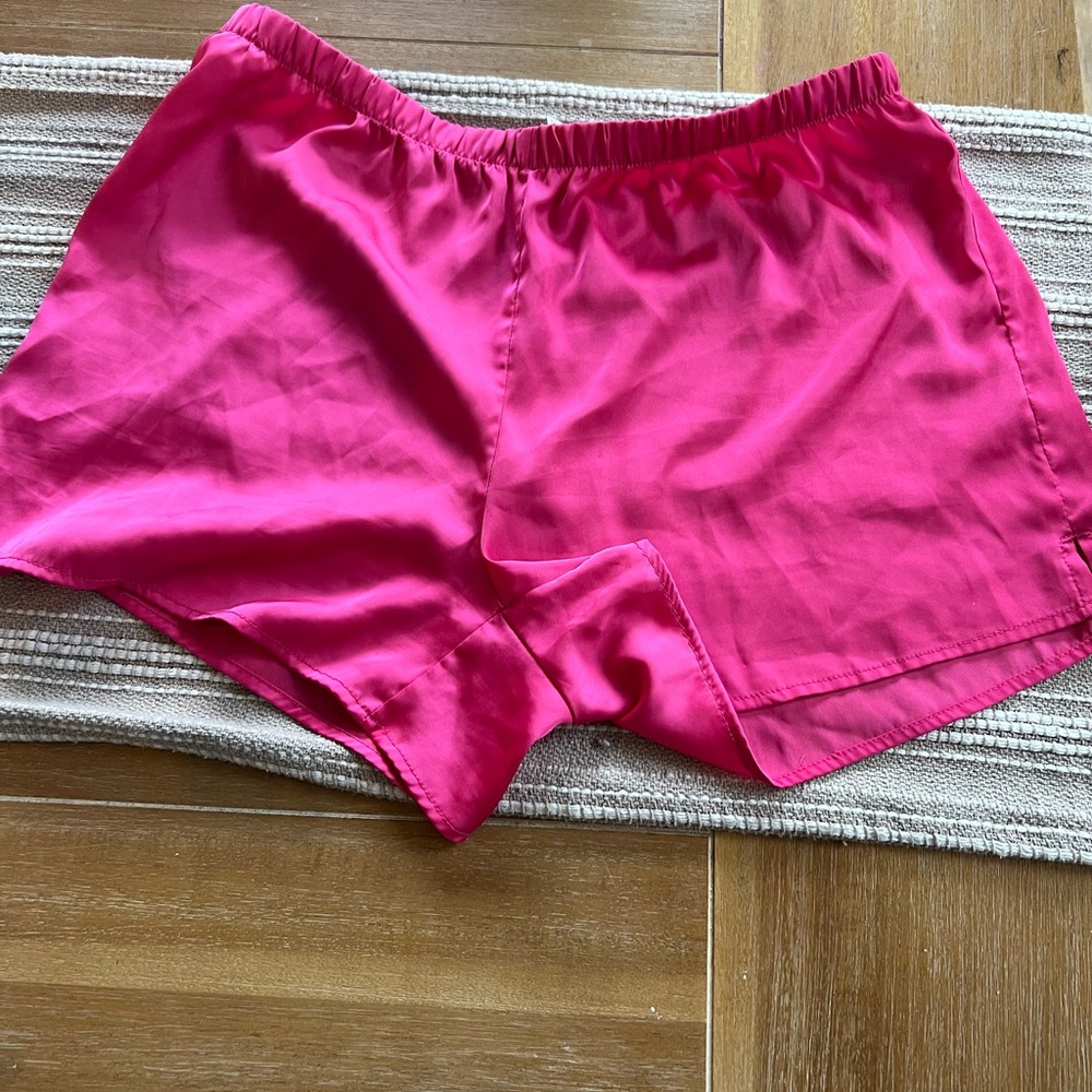 Silk lounge shorts